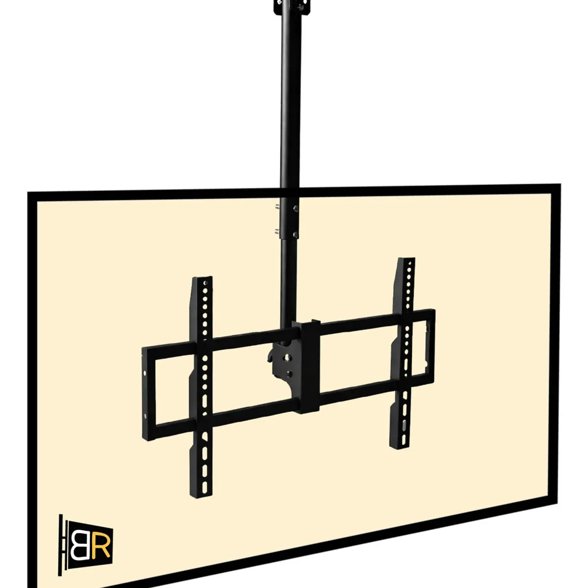 IRM - Soporte TV Techo Ajustable Inclinable Para Pantallas De 32 A 70 Pulgadas Base Metalica Reforzada