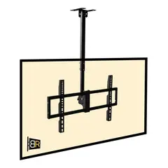 IRM - Soporte TV Techo Ajustable Inclinable Para Pantallas De 32 A 70 Pulgadas Base Metalica Reforzada