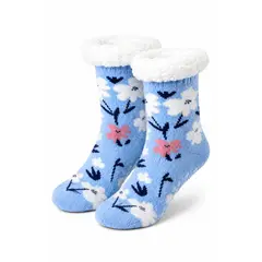 QIKUN - Pantufla Mujer Antideslizante Chiporro Pantufla Teddy