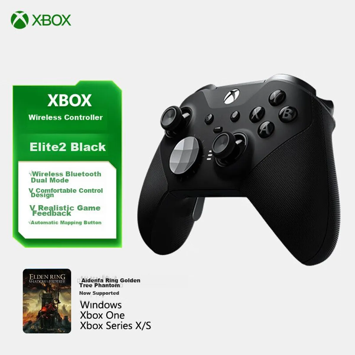 MICROSOFT - Control Xbox Elite Series 2 Inalámbrico Bluetooth Personalizable
