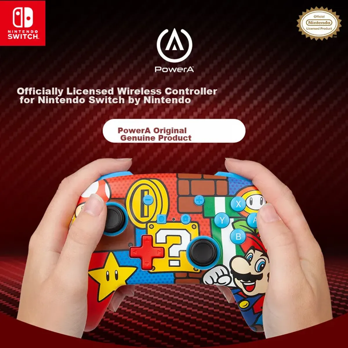 POWER A - Control Nintendo Switch PowerA Bluetooth Mario