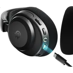 STEEL SERIES - Audífonos Gamer Hanbing Nova 3 Inalámbricos Edición Faker Negro, Bluetooth y 2.4G con Micrófono