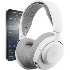 STEEL SERIES - Audífonos Gamer Hanbing Nova 3 Inalámbricos Edición Faker Blanco, Bluetooth y 2.4G con Micrófono
