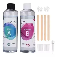 GENERICO - Resina Epóxica Cristal 11 1000ml + Accesorios