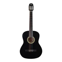 LA ESPANOLA - GUITARRA CLASICA NEGRA 39 CON FUNDA CN-139 LA ESPAÑOLA