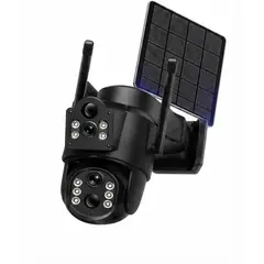 GENERICO - Cámara de Seguridad Exterior Solar PTZ WiFi 360° Full HD