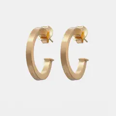 PSK JOYAS - Aro Argolla Mujer Rocío S Enchape Oro 18K