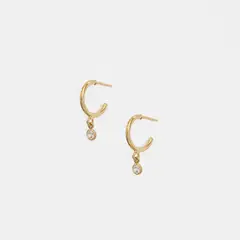 PSK JOYAS - Aro Argolla Mujer Lara XS Enchape Oro 18K