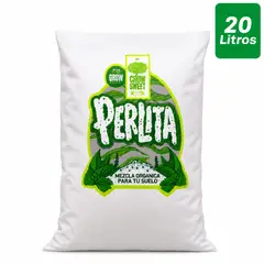 GROW SWEET - Perlita Gruesa 20 Litros Aireación para Viveros y Huertos