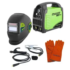 INDURA - Soldadora MMA 160 A + Máscara Fotosensible + guantes