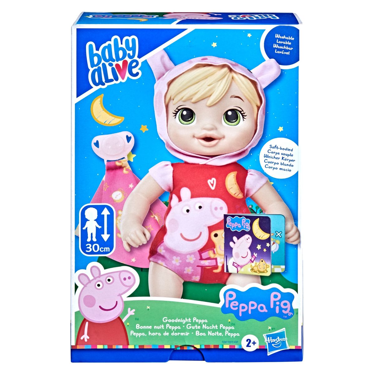 BABY ALIVE - Baby Alive Muñecas Y Accesorios Peppa Pigpa, Hora De Dormir