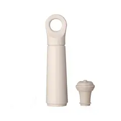 VACUVIN - Bomba y Tapón de Vacío Loop para Vino Sand
