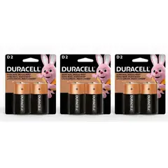 DURACELL - Pack 6 Pilas Alcalina Blister D