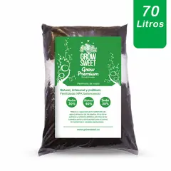GROW SWEET - Sustrato Premium GrowSweet 70L Humus 40% Turba 30% Perlita 30%