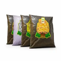 GROW SWEET - Kit Sustrato Vivo 12L Humus Turba Perlita y Fibra de Coco