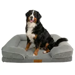 NORPLAT - Cama Colchón Ortopédico 90cm Perro Con Bordes