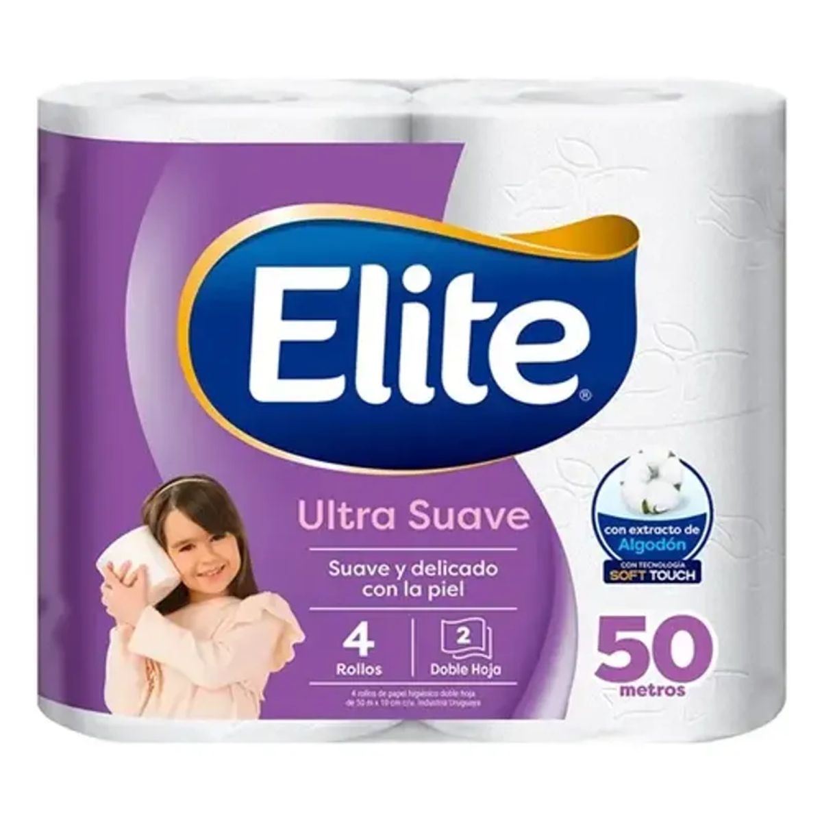 ELITE - Papel Higiénico Elite Ultra Suave 4 X 50 Mts