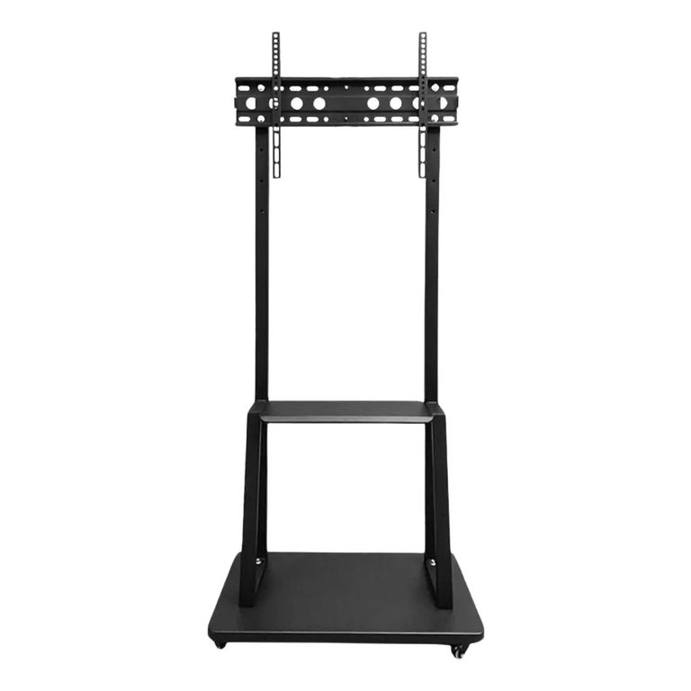 GENERICO Soporte Tv Rack Movil Con Ruedas 32 A 55 Base Pedestal Stand Color Negro BELUG