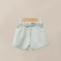 OPALINE - Short Verde Bebé Niña