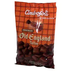 AMBROSOLI - Calugas Toffee bañado chocolate bolsa x300g