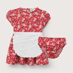 OPALINE - Vestido Fiestas Patrias Rojo Bebé Niña