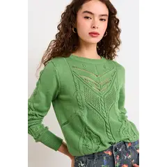 IO - Sweater Liso Mujer Verde