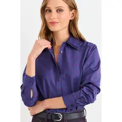 IO - Blusa Fantasia Mujer Azul