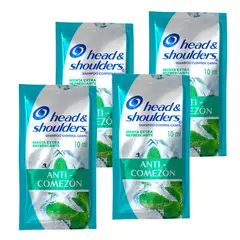 HEAD AND SHOULDERS - Pack 96 Sachet Shampoo Head & Shoulders Anti Comezón 10ml