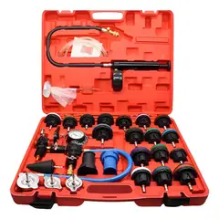 GENERICO - Kit Multifunción Radiador Fugas Purgas Refrigerante 28 Pzs