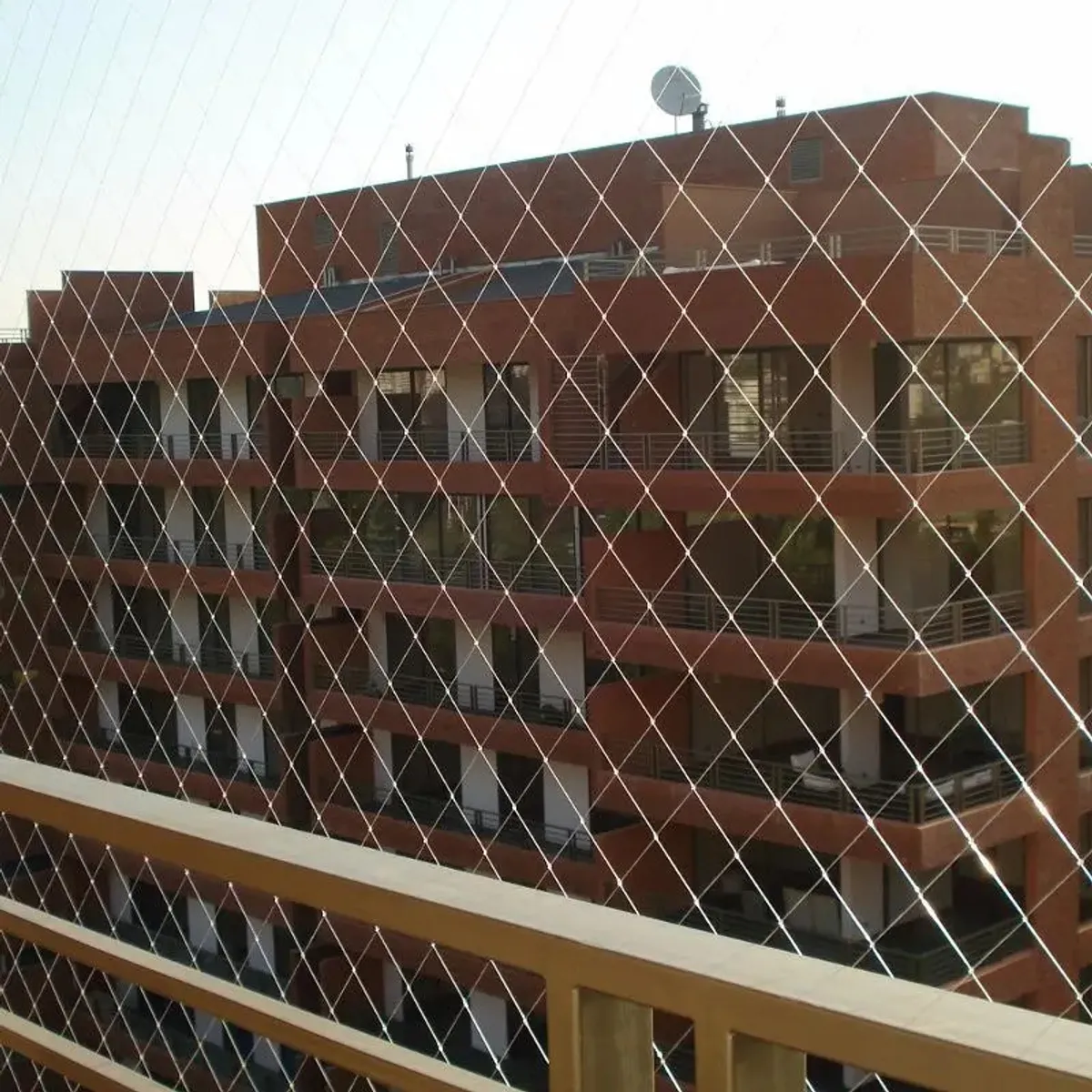 FORTUNE - Malla Nylon 10x100 0,7mm Uv Proteccion Balcon Ventana Galpon