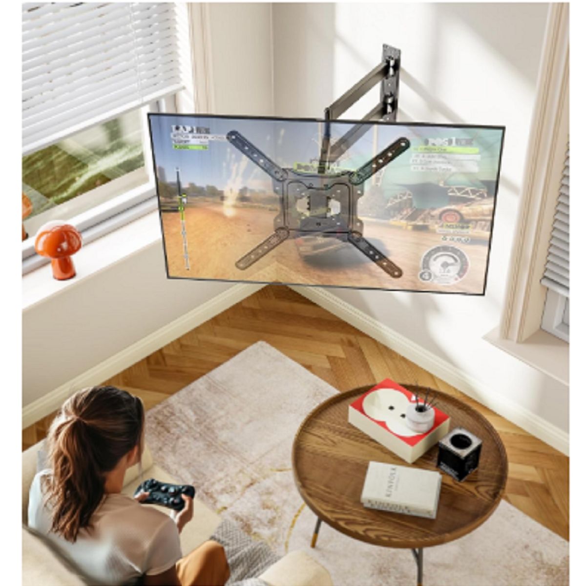 GENERICO - Soporte TV Pared Con Brazo 50Kg 14 a 55 Pulgadas