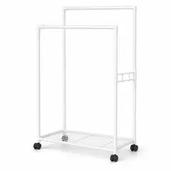 ARMONIA - Organizador de Ropa Plegable Metálico Color Blanco 027