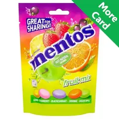MENTOS - Masticables Mix Frutas 140 g