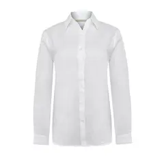 ROCKFORD - Blusa Lino Orgánico Mujer Lirio Blanco