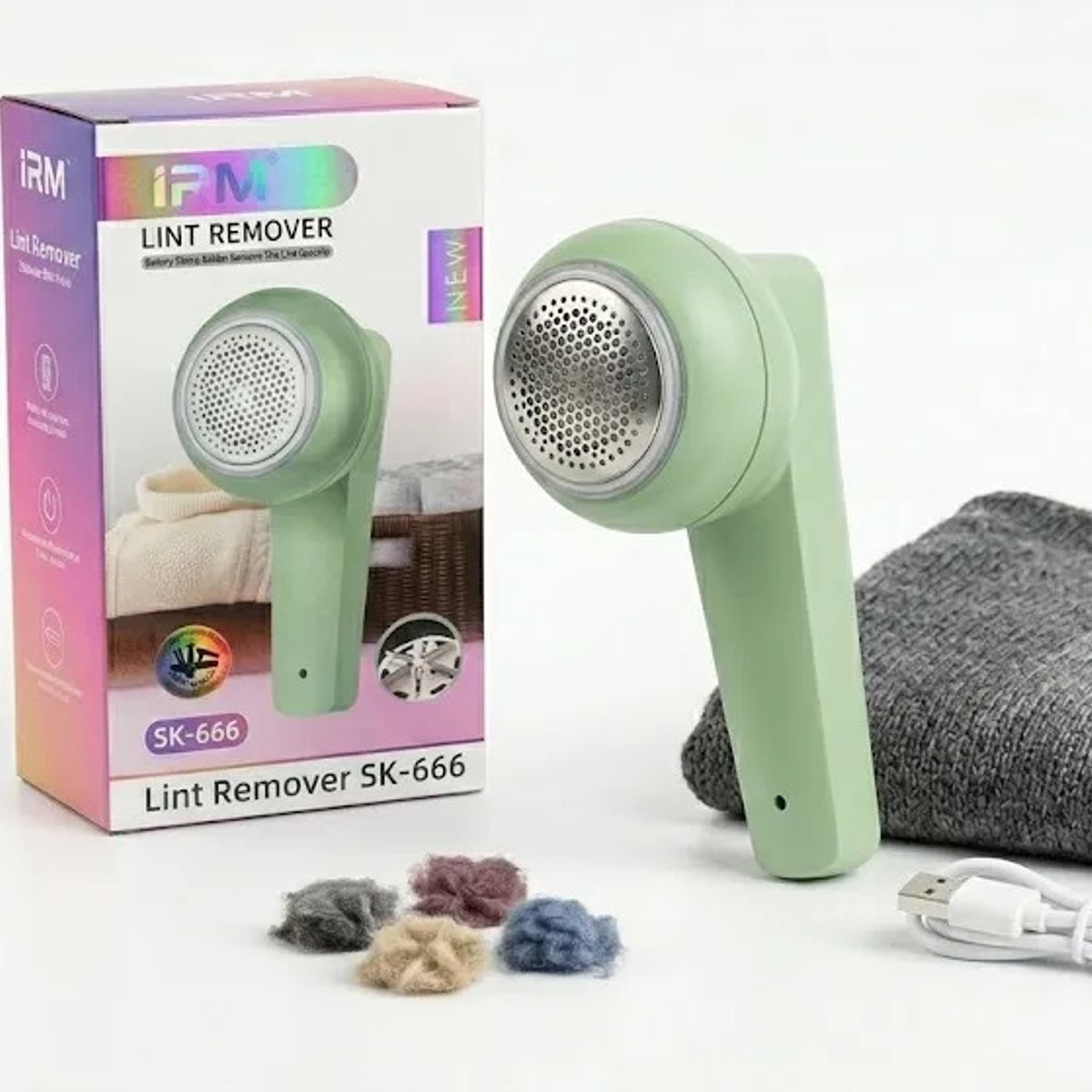 GENERICO - Quita Pelusas Electrico Usb Recargable Para Ropa Telas 5w