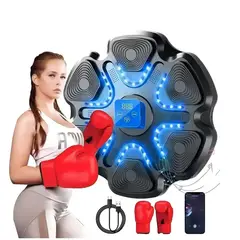 GENERICO - Máquina De Boxeo Entrenamiento Musical Con Guantes De Boxeo BELUG