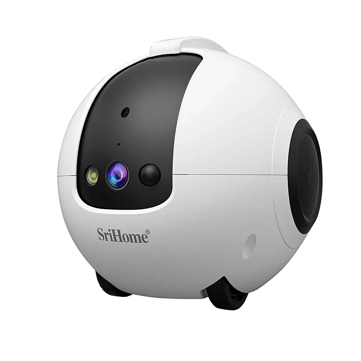 SRIHOME - Camara Robot Srihome Dh013 Inteligente Mascotas Wifi 4mp Bateria 10000mAh