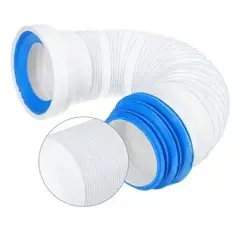 GENERICO - Adaptador Tubo Flexible Sello Antifuga Para Wc Al Muro 53cm