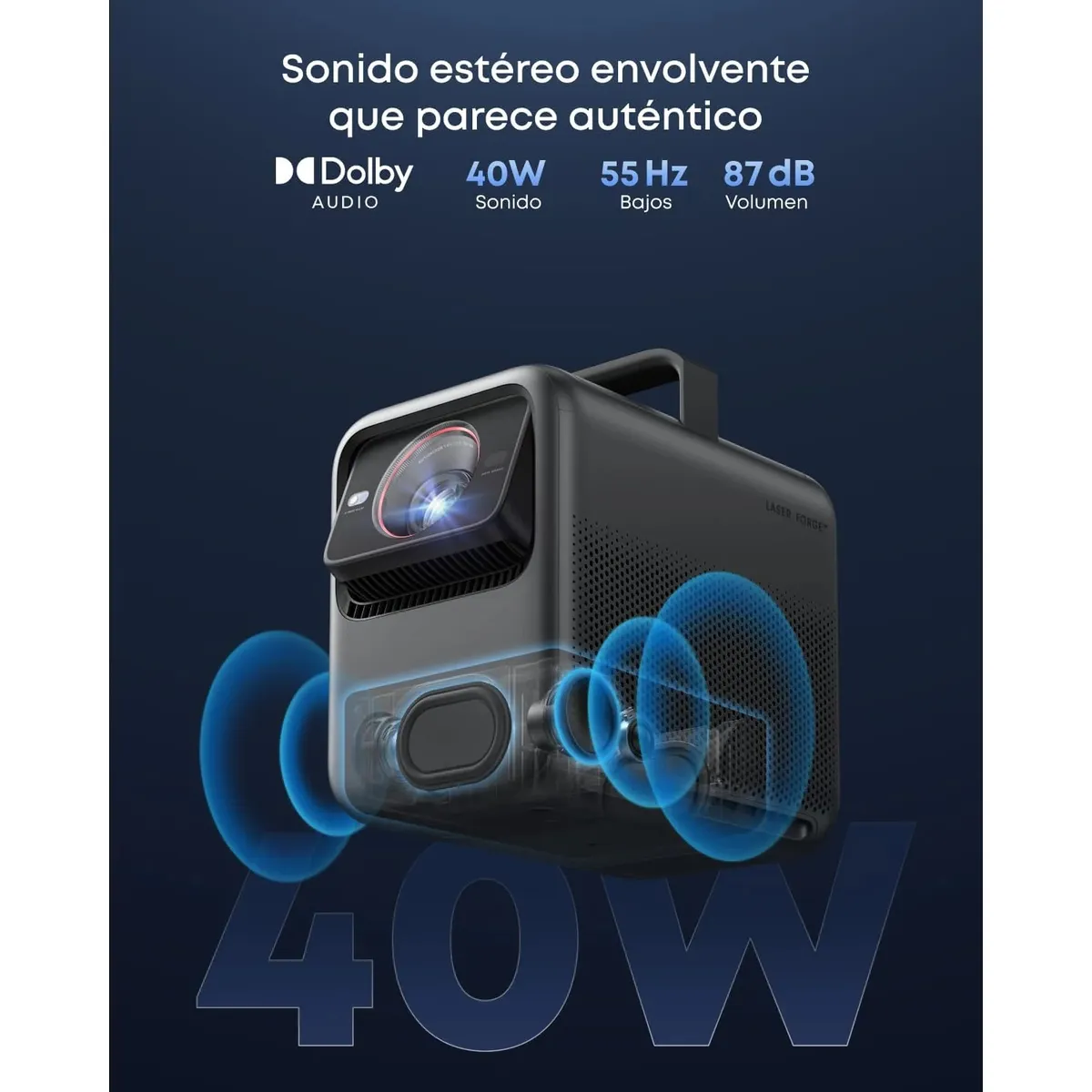 NEBULA - Proyector X1 Nebula Negro
