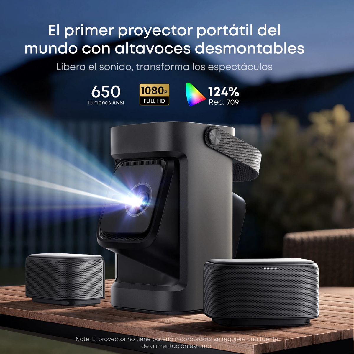 NEBULA - Proyector Portátil P1 Nebula Negro