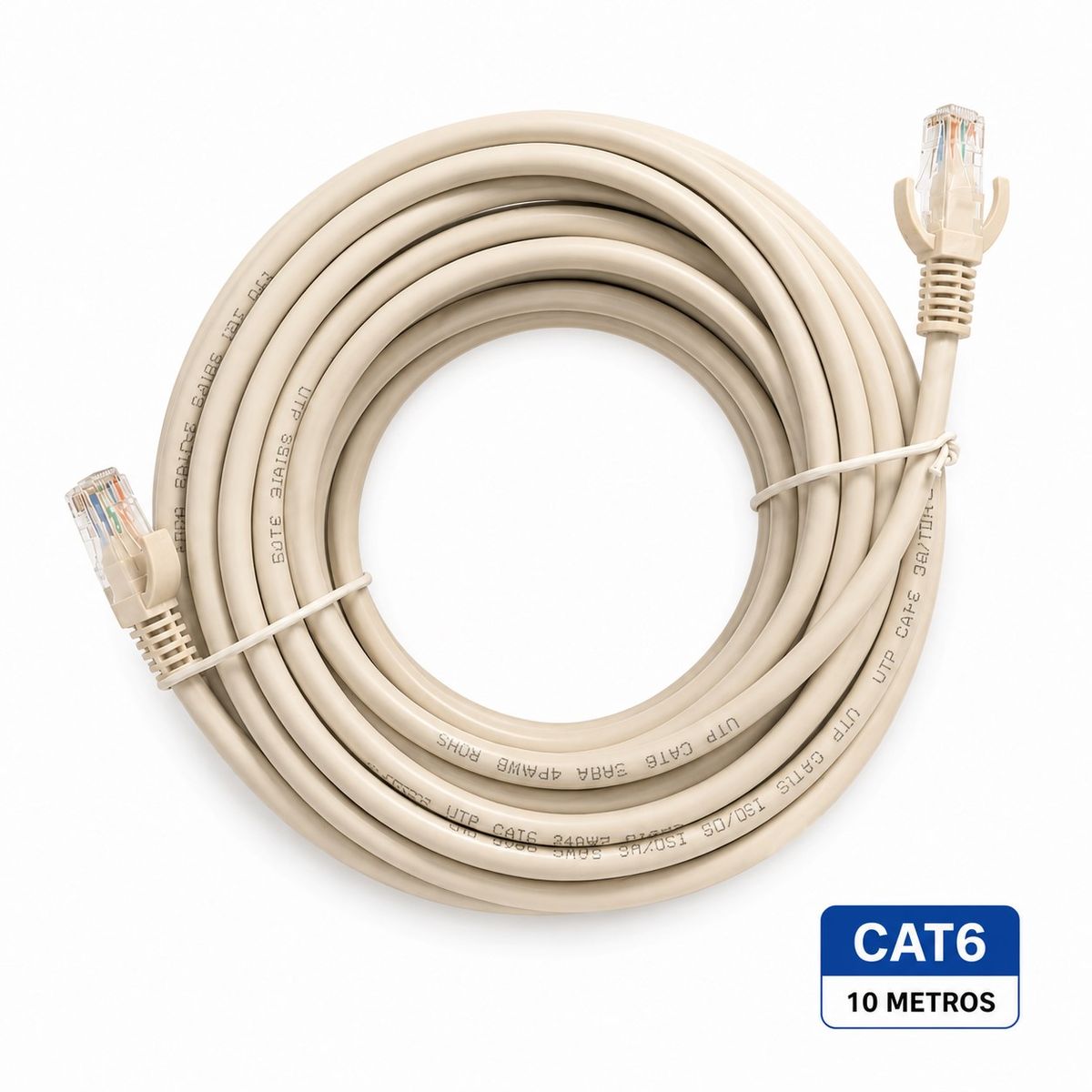 TARGET - Cable de Red Target 10 mts Patch Cord UTP Cat 6