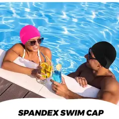 GENERICO - Pack 12 Gorro De Natación Unisex Impermeable Para Piscina 12 L