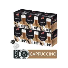CAFFESSO - Pack x96 Cápsulas de Café Cappuccino Para Dolce Gusto René Coffee 6 Cajas