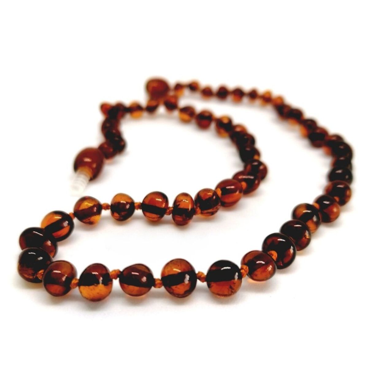 AMBARI - Collar de Ámbar Báltico Original para bebés y niños Ámbar Coñac Ambari