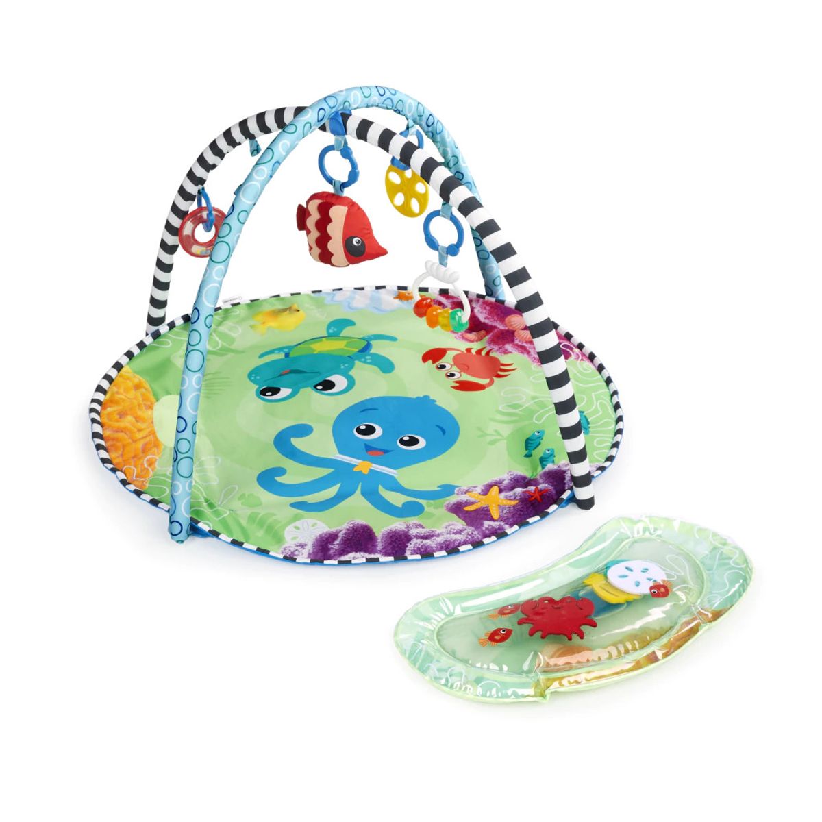 BABY EINSTEIN - Gimnasio de Actividades 2 en 1 con Tapete Acuático Baby Einstein Sea Floor Explorers