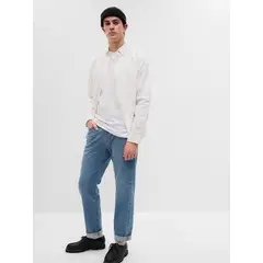 GAP - Jeans Hombre Straight Washwell Azul