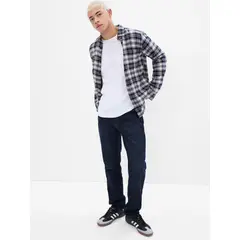GAP - Jeans Hombre Straight Dark Wash Azul