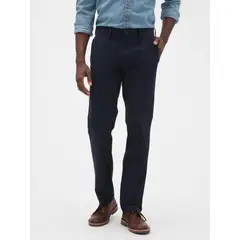 GAP - Pantalón Hombre Straight Khaki Azul