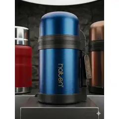 HALTEN - Termo Multipropósito Comida 750 Ml Azul Metalizado