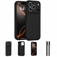 GENERICO - CARCASA NEGRO COMPATIBLE IPHONE 17 PRO MAX